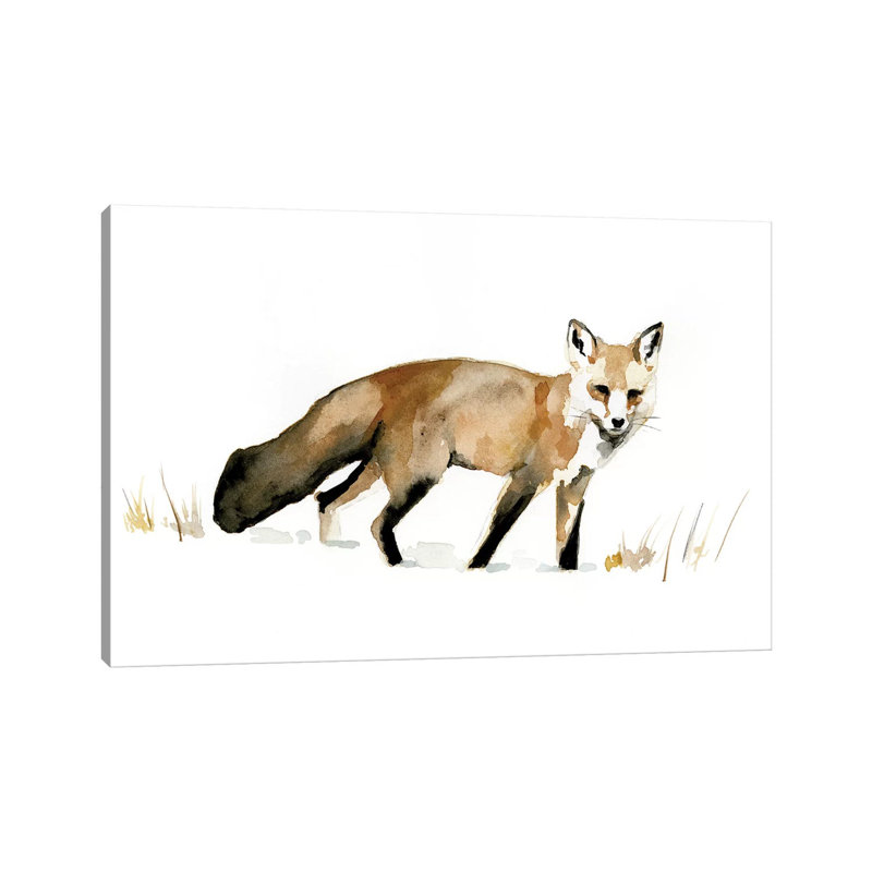 Renard d'hiver I, H 8 po x l 12 po x P 0,75 po