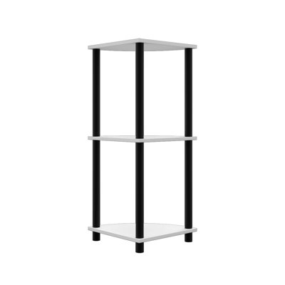 3 Tiers Wood Household Shelving Unit (15.67 In. W X 29.72 In. H X 15.67 In. D)