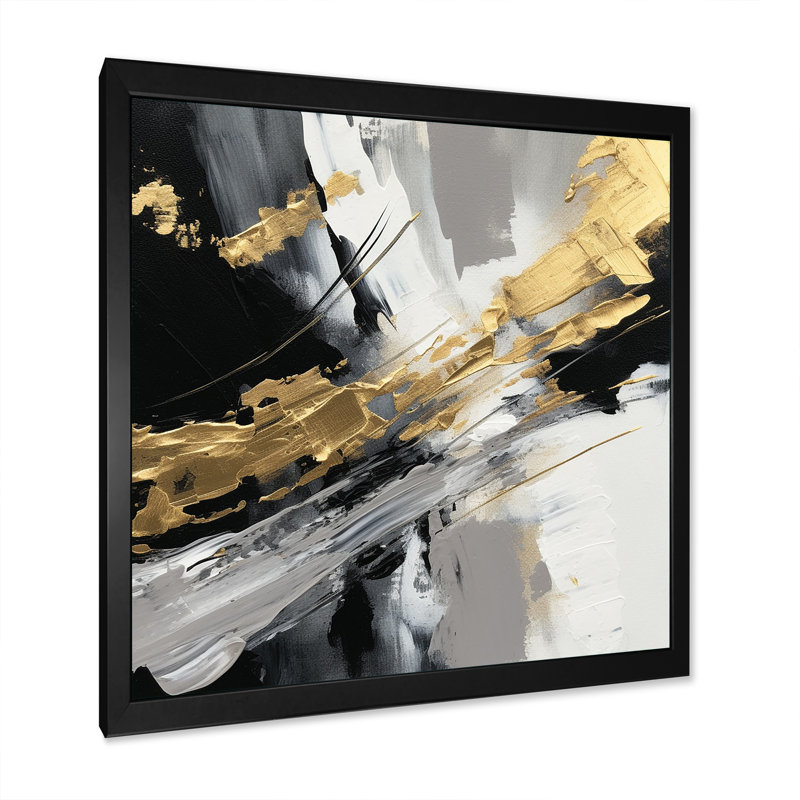 Mystery Awakening II - reproduction d'art sur toile abstraite encadrée, H 16 po x l 16 po x P 1 po
