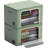 Sorbus Medium Storage Box Foldable with Window & Handles in Teal