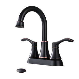 Robinet de salle de bain central avec drain Saxon