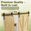 Porte de grange pliante K / Plank 84 po H 84 po-110651672-110651676-132292645