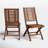 Kinsler Eucalyptus Folding Outdoor Dining Side Chair