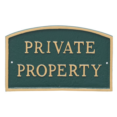 Weather Resistant Metal Garden Plaque