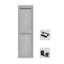 Porte de grange en panneau de fibres à densité moyenne, plaque de porte de grange solide recouverte d'une surface en PVC imperméable, assemblage simple, porte seulement-98194255-111065544