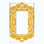 Patterned 1 - Gang Rocker Standard Wall Plate
