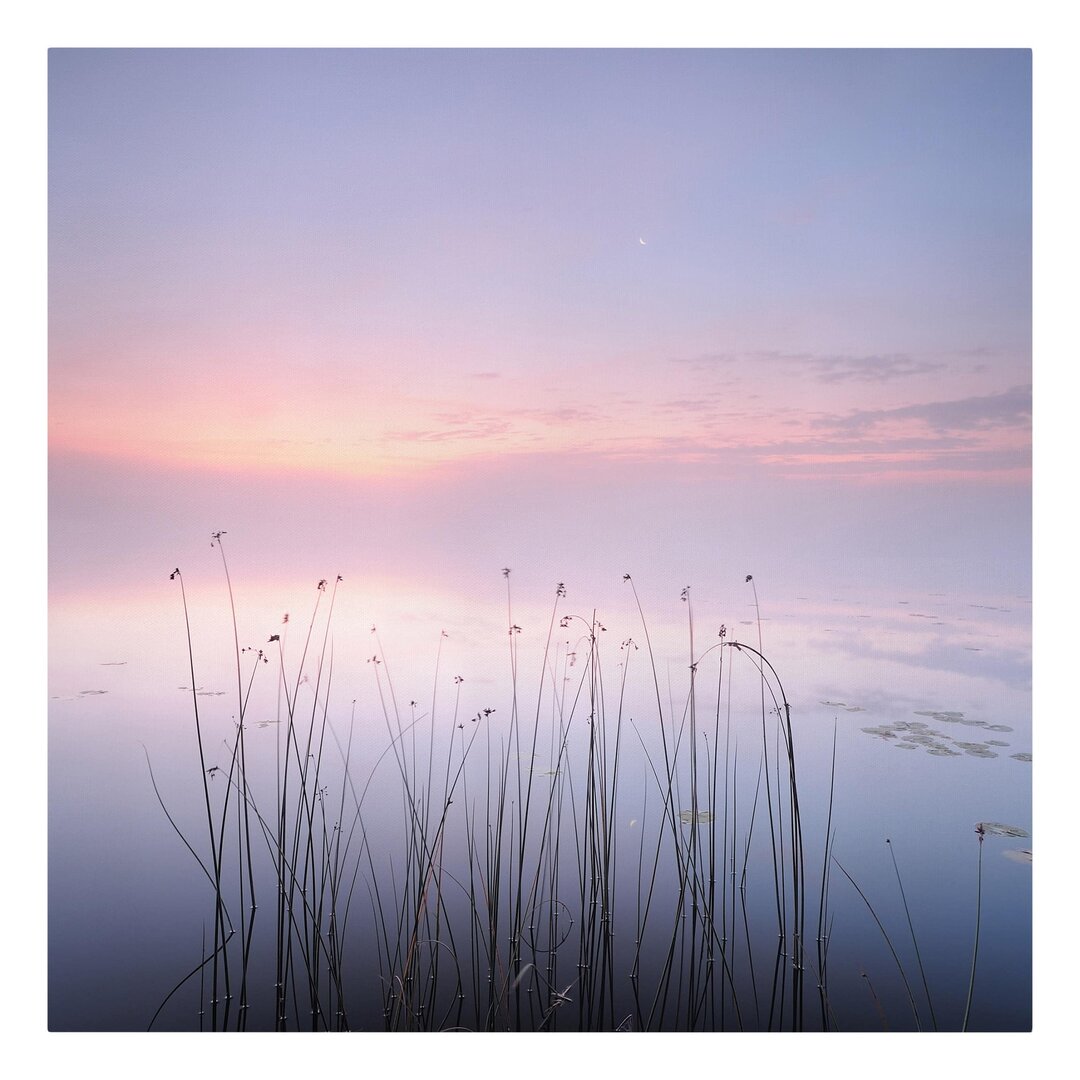 Leinwandbild Idylle Am See