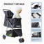 Poussette pour chien
