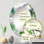 Lake Watercolors Painted - Miroir mural ovale-233557169