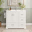 Meuble-lavabo 4 tiroirs avec porte-serviettes Heywood-1245188486