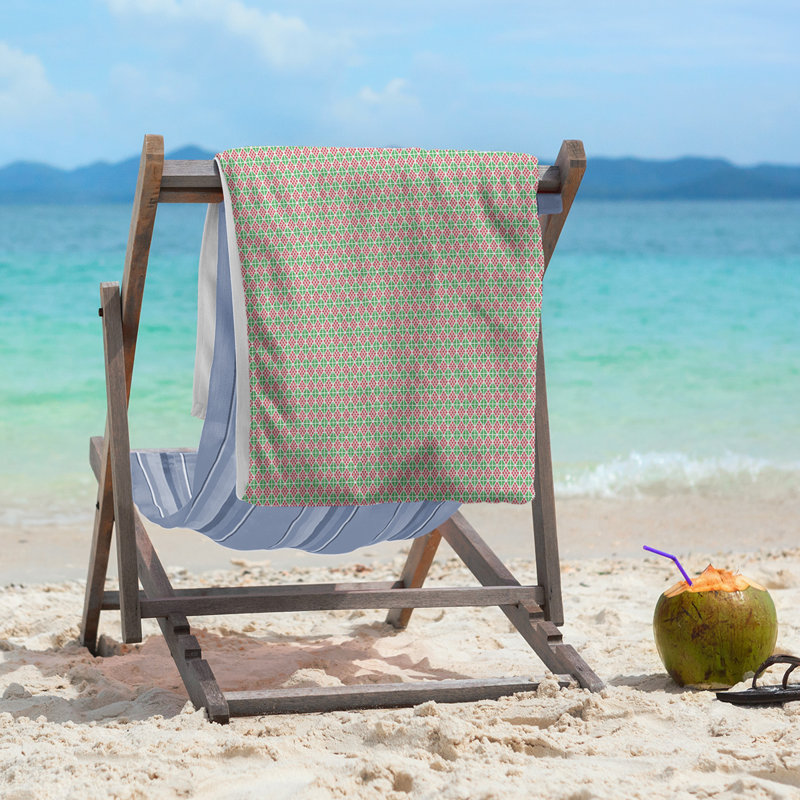 Beach Towel, Gray, Microfiber