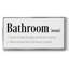 «Bathroom Définition» - Toile tendue avec châssis encadré - Prêt à accrocher-225836301-225836339