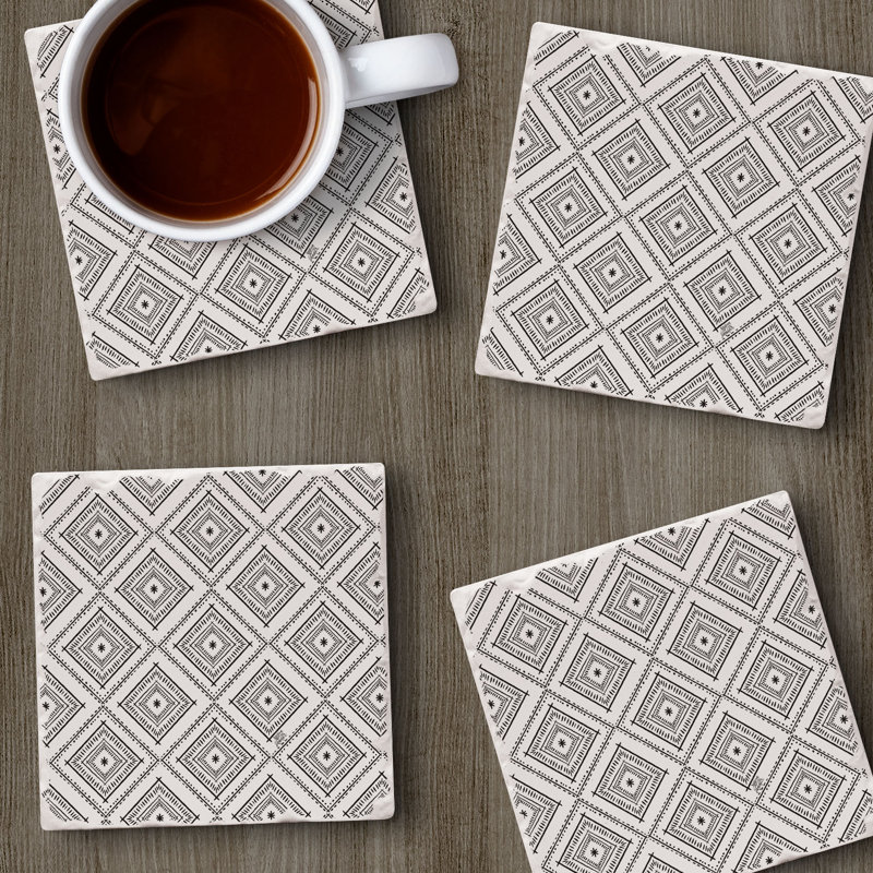 Ensemble de 4 sous-verres Botanical Farmhouse