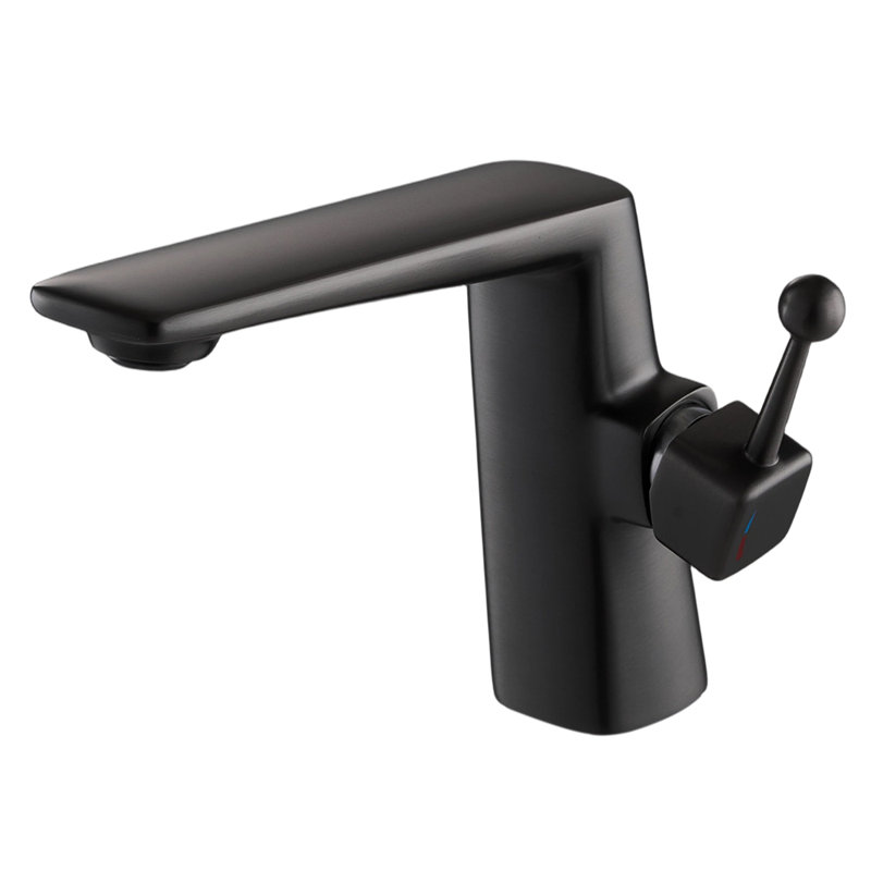 Metal Basin Mixer Tap, Gunmetal Grey