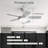 Damecia 42'' 5 Blade Modern Ceiling Fan With Light and Remote Control-408388943