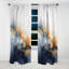Cosey - Peinture abstraite rideau occultant en velours - 1 panneaux-634072468