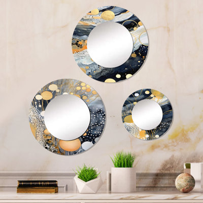 Diksha Metal Round Mirror
