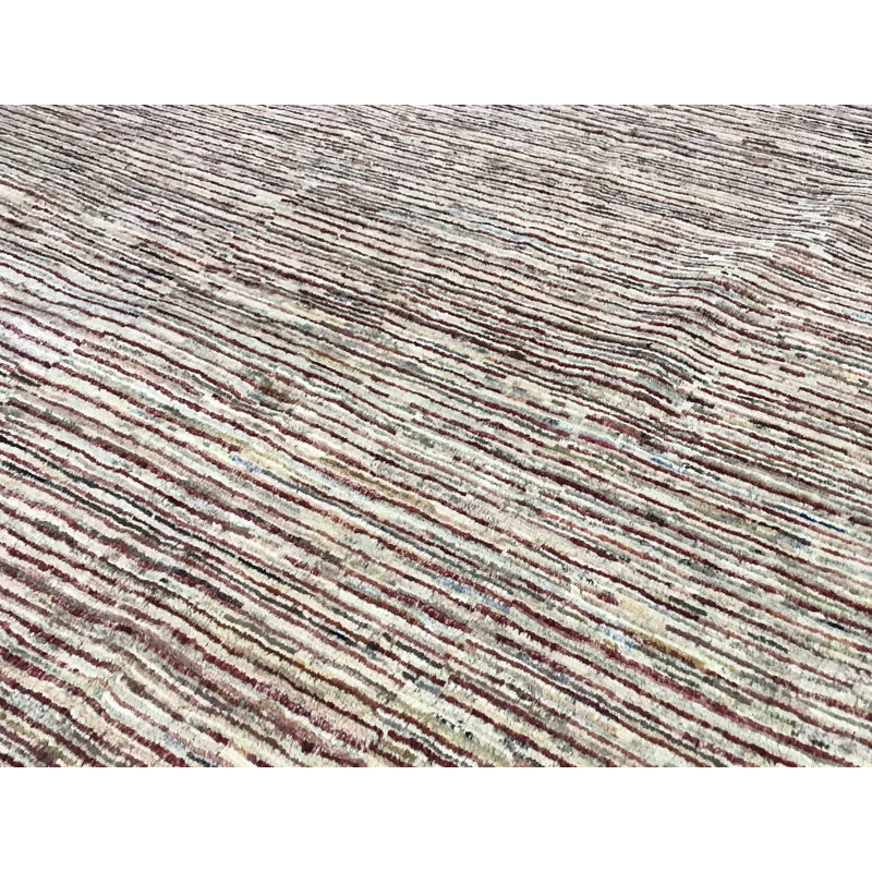 Hand-Knotted High-Quality Gray Area Rug
