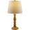 Lampe de table en bois massif Deniqua