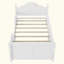 Lit pour enfants, lit plateforme simple en bois avec tête et pied de lit-268141171-268141180