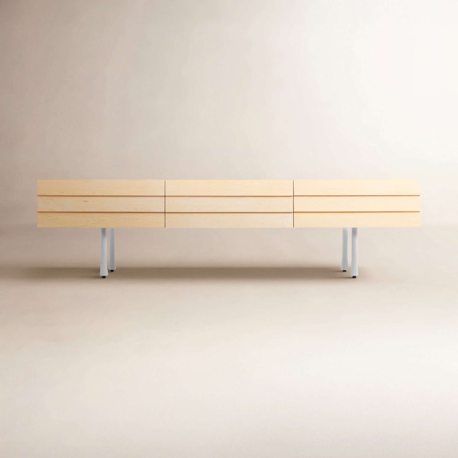 Lap 2 - Drawer Dresser, White/Whitewashed Maple