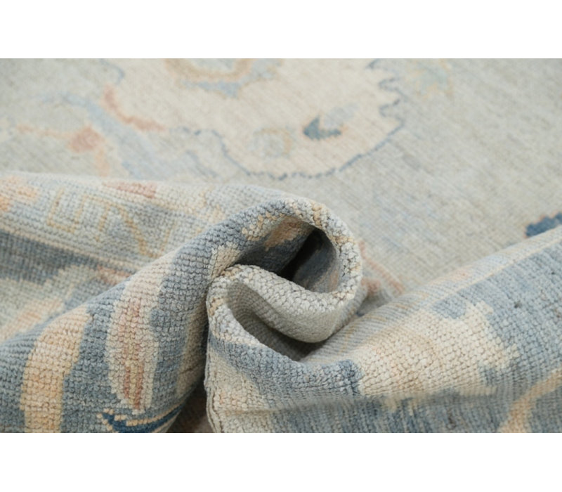 One-of-a-Kind 9'1"X9'11" Area Rug in Beige/Gray/Malibu