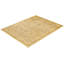 Tapis jaune en laine noué à la main de conception unique 8 pi 2 po x 10 pi 3 po Ohlone