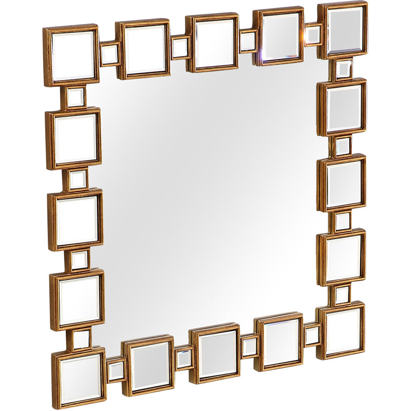Galilhai Engineered Wood Flat Wall Mirror