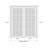 Interior Double Doors 36 x 96 inches Essential 1111 White Wood Interior Solid Panel Frame Closet Bedroom Doors-114616264