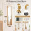 Miroir pleine grandeur 47 x 14 sur la porte, fixation murale / corde suspendue or-1796924653