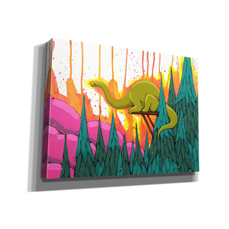Sur toile, H 40 po x l 54 po x P 1,5 po