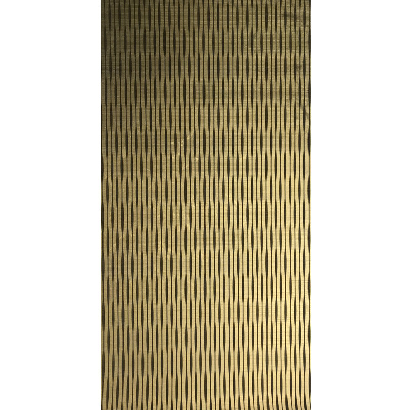 Rouleau de papier peint embossé à motif 3D L 33 pi x l 27 po Raina, Brun doré