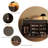 59.06" Brown and Black Solid wood Maple Shoe Storage
