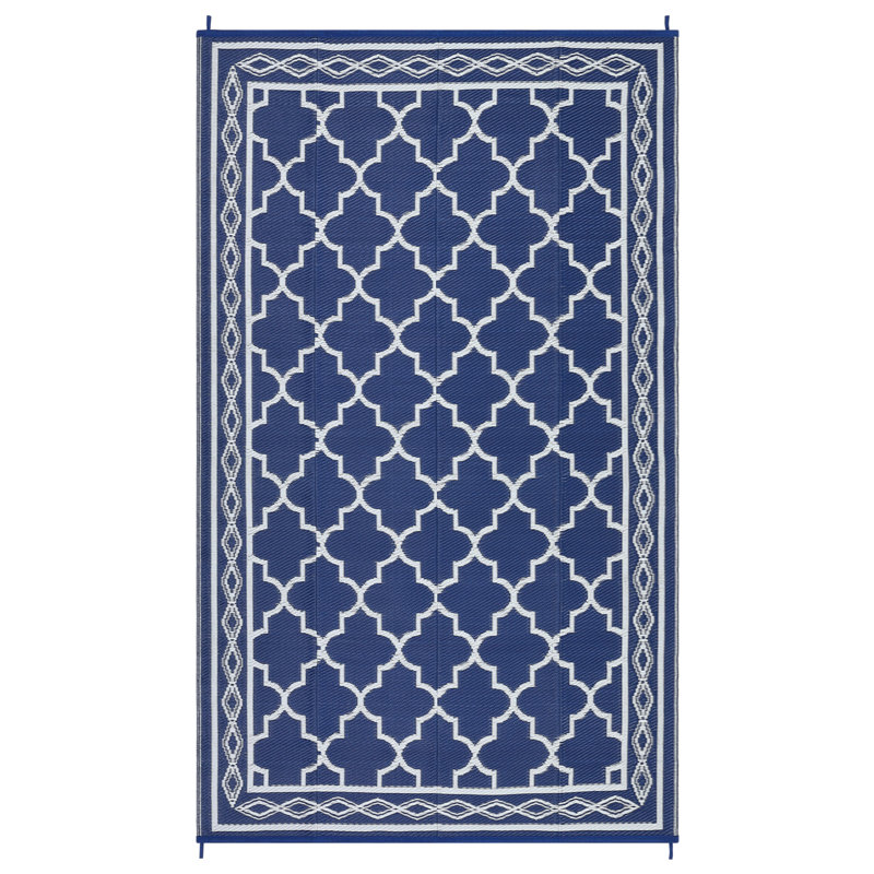 Mobilier d'extérieur imperméable pour dégagement de patio, Bleu, L 240 po x L 120 po