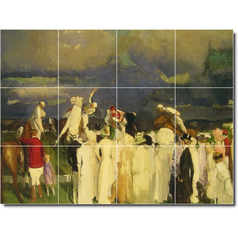 Carreau de peinture murale 24 po x 18 po 6 po x 6 po, Cheval 356