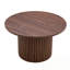Table basse ronde avec base robuste