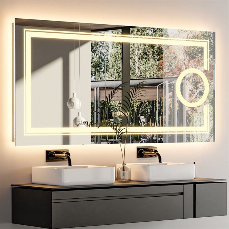 Aubrea Wall Mirror, 60cm H x 120cm W