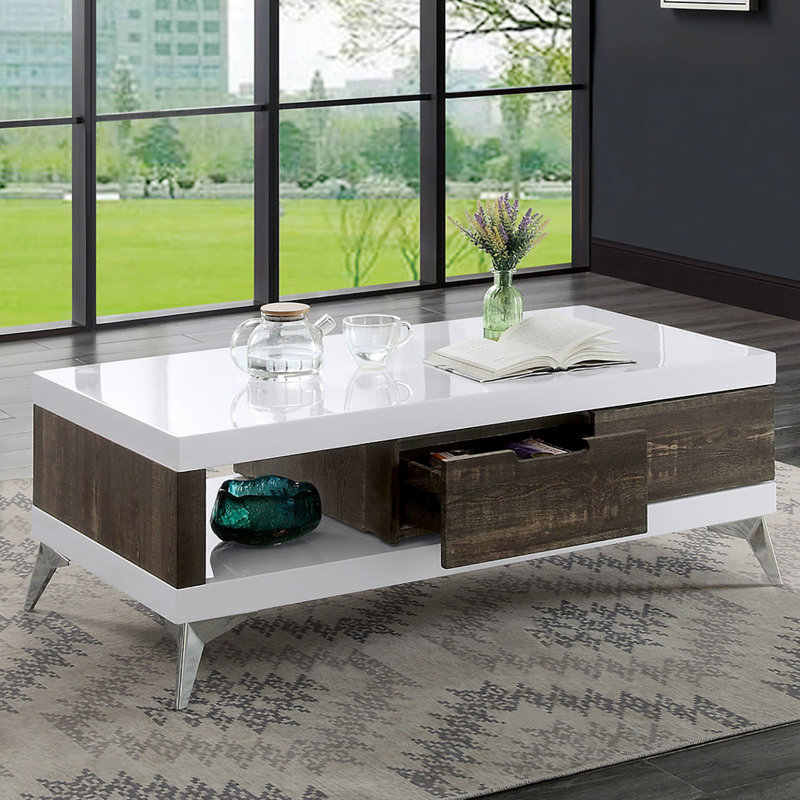 Table basse avec rangement Kemo