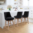 Swivel Upholstered Counter Stool