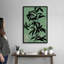 «Green Silhouette I», art mural sur toile-693090139-693090138