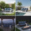 Canapé de patio 75 po 3 places en aluminium toutes saisons-963164682