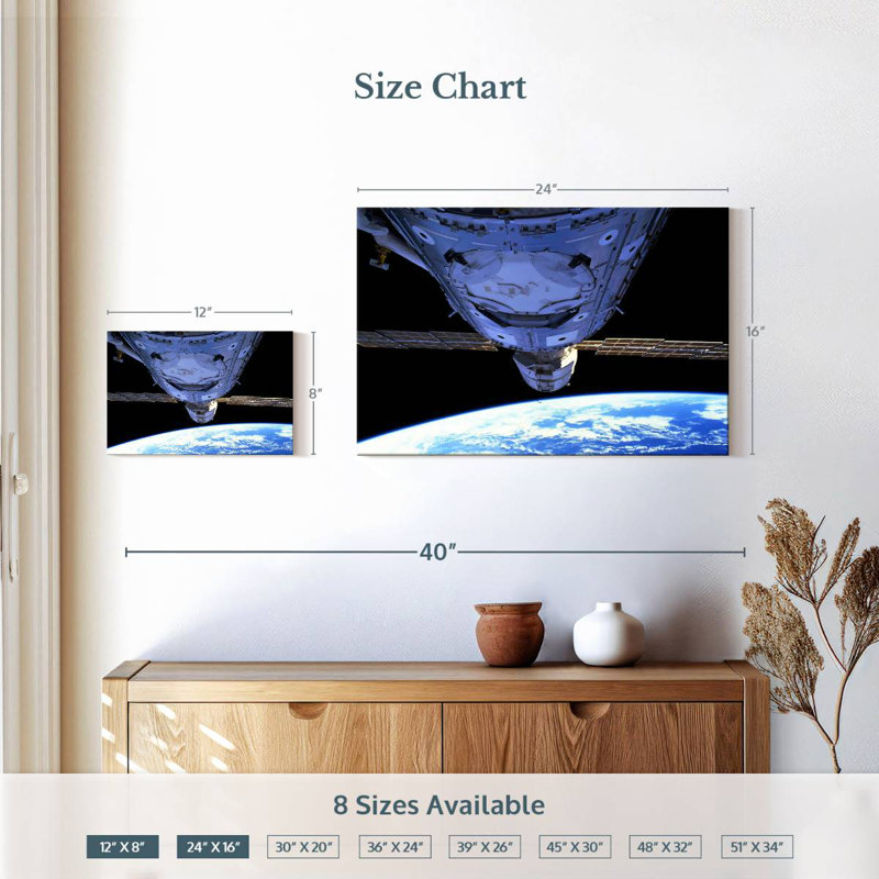 Oberle International Space Station View, 16" H x 24" W