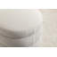 Repose-pieds rond en velours doux