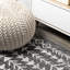 Tapis intérieur / extérieur noir / ivoire Yosemite-20660810