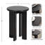 Table d'appoint ronde en bois massif-456140419