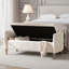 Aristides Farmhouse Flip Top Storage Bench With Two Pillows And Solid Wood Legs-126352001