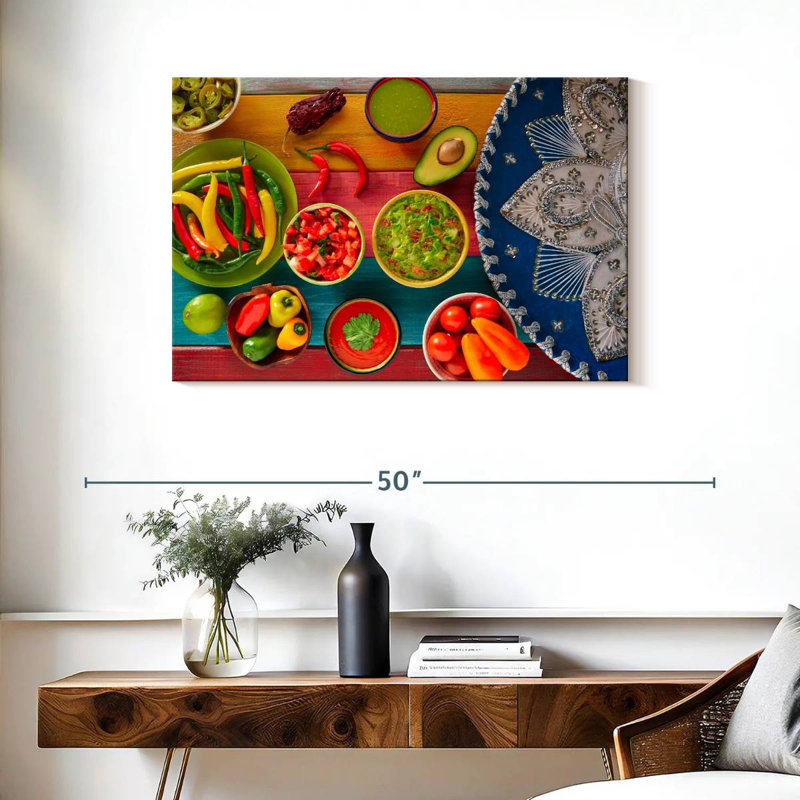 Yarlin Mexican Sauce, 24" H x 36" W