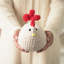Poule et poulet Amigurumi DIY Kit au crochet Wizardi F07N8-M147