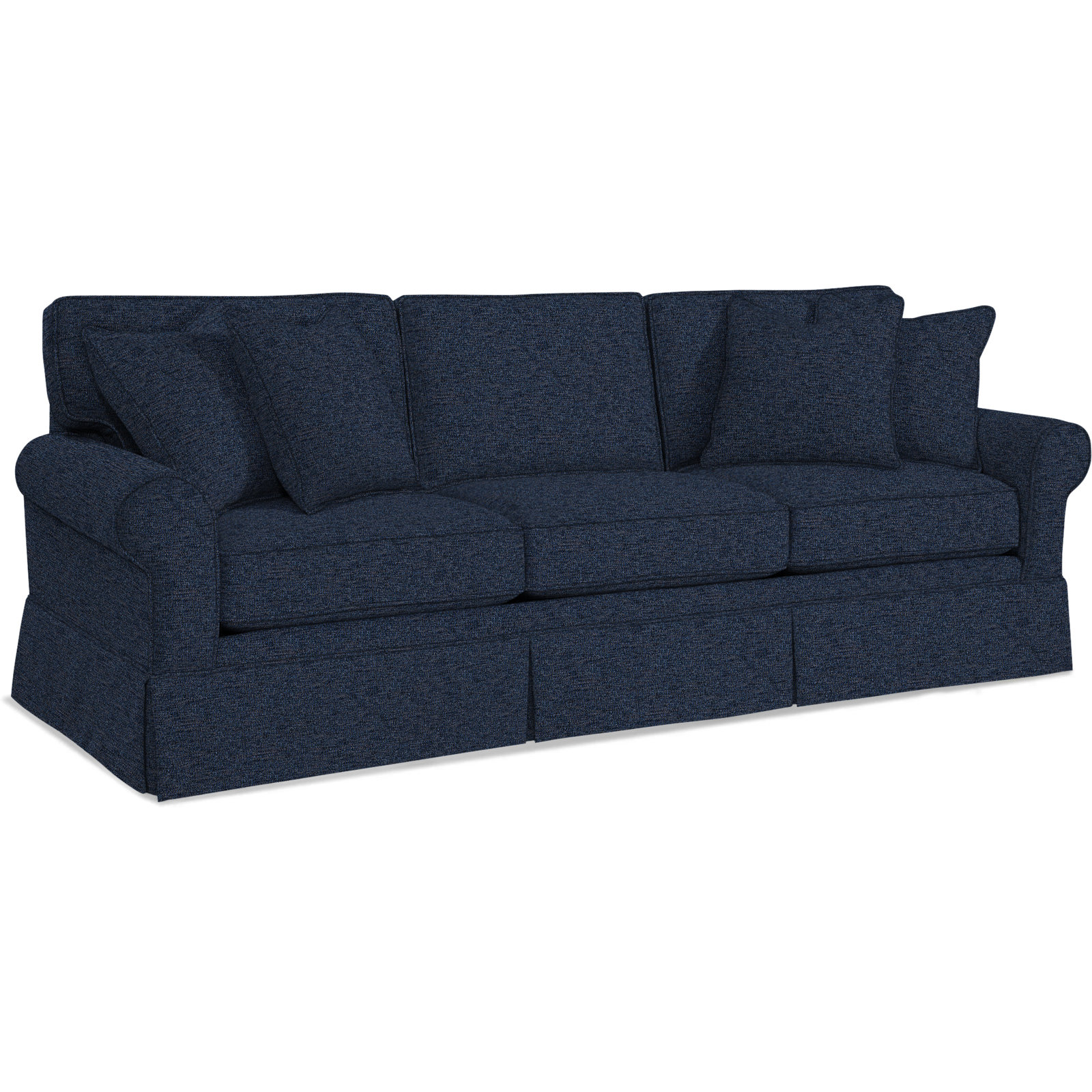 Benton 98'' Skirted Sofa, Basic Navy