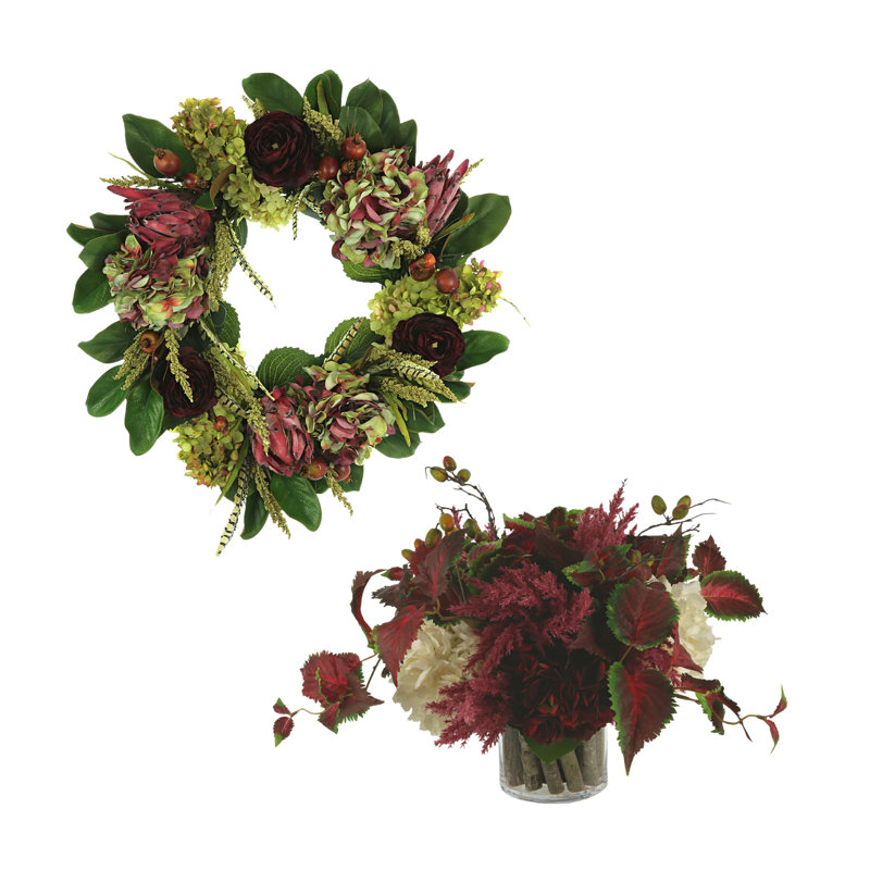 Rustic Fall Bundle with  and Floral Arrangement